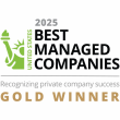 2025 Best Managed Company Gold Winner logo