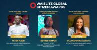 Headshots of the Waislitz Global Citizen award winners 