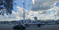T-Mobile emergency vehicle in a car park