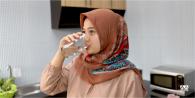 girl drinking water