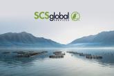 Aquaculture pens with SCS Global Services logo