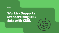 Workiva supports standardizing ESG data with XBRL.