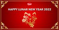 "Happy Lunar New Year 2022"