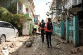 On November 1, 2025 Direct Relief’s emergency team is on the ground in Jamaica, assessing damage and delivering critical medical aid in Catherine Hall, one of the areas hardest hit by Hurricane Melissa in Montego Bay.   (Photos by Manuel Velez for Direct Relief)
