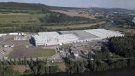 aerial view of large building