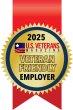 2025 U.S. Veterans Magazine Veteran Friendly Employer logo