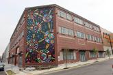 mural at the Orange Heights Switching Station, in Orange, New Jersey