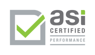 ASI certified logo.