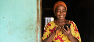 A person using a cell phone