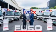 FedEx and FUSO representatives
