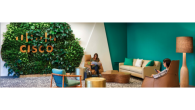 office space with Cisco logo