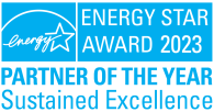 Energy Star Award 2023 Partner of the year Sustained Excellence and logo.