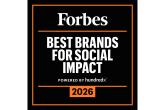 Forbes Best Brands for Social Impact 2026 logo