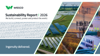 2026 Wesco Sustainability Report cover