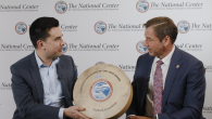 Corporate Advocate of the Year Award being presented