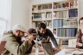people working together