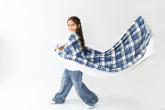 child with a blanket