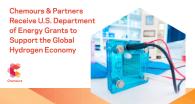 Chemours & Partners Receive U.S. Department of Energy Grants to Support the Global Hydrogen Economy