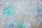 plastic bottles being recycled