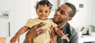 child with father