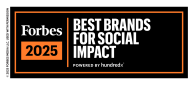 Forbes 2025 Best Brands for Social Impact logo