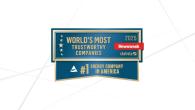 "World's Most Trustworthy Company Newsweek" logo