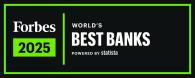 Forbes 2025 World's Best Banks logo