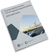 A virtual mock up of KPI report cover