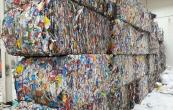 stacks of packaging waste