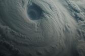 eye of storm from above