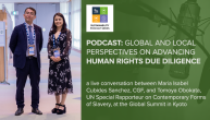 Maria Isabel Cubides Sanchez and Tomoya Obokata. "Podcast: Global and Local Perspectives on Advancing Human Rights..."