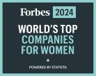 "Forbes 2024 World's Top Companies For Women" badge