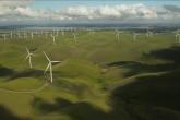 field of wind turbines