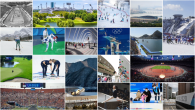 Collage of Olympic moments