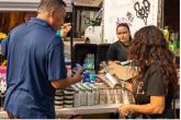 People looking at products