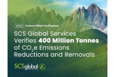 SCS Global Services Verifies 400 Million Tonnes of CO2e Emissions Reductions and Removals 