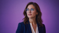 person in glasses looking confident