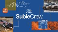 "SubieCrew" with images of Subaru cars