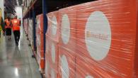 Medical support is pictured in Direct Relief's 155,000-square-foot warehouse. (Lara Cooper/Direct Relief)
