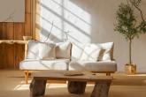 Couch in sunlight