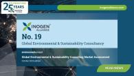 Inogen Alliance logo with text "No. 19 Global Environmental & Sustainability Consultancy"