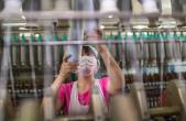 worker in textile factory