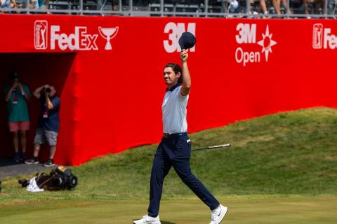 Muzzy Donahue at the 3M Open.