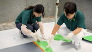 Employees of Boehringer Korea turn learnings into action, installing ramps as part of the “Moving Forward” accessibility campaign.