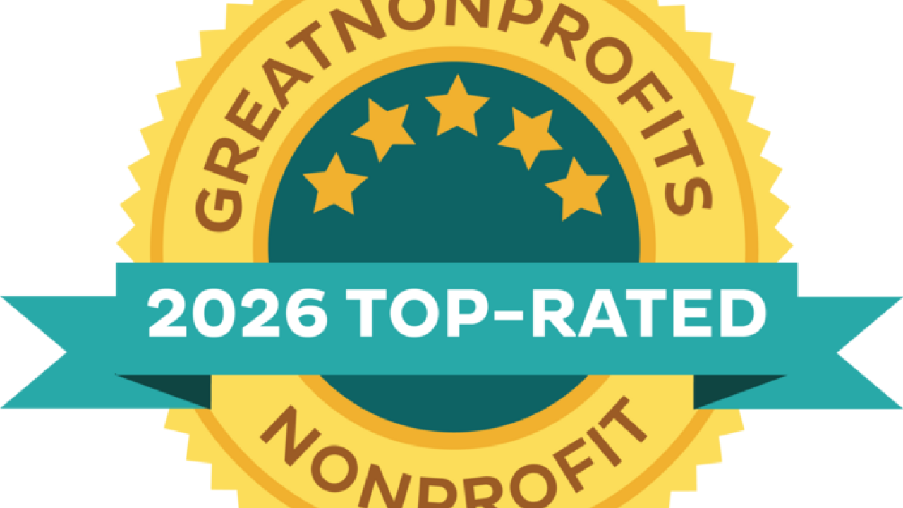 Smile Train's GreatNonprofits badge
