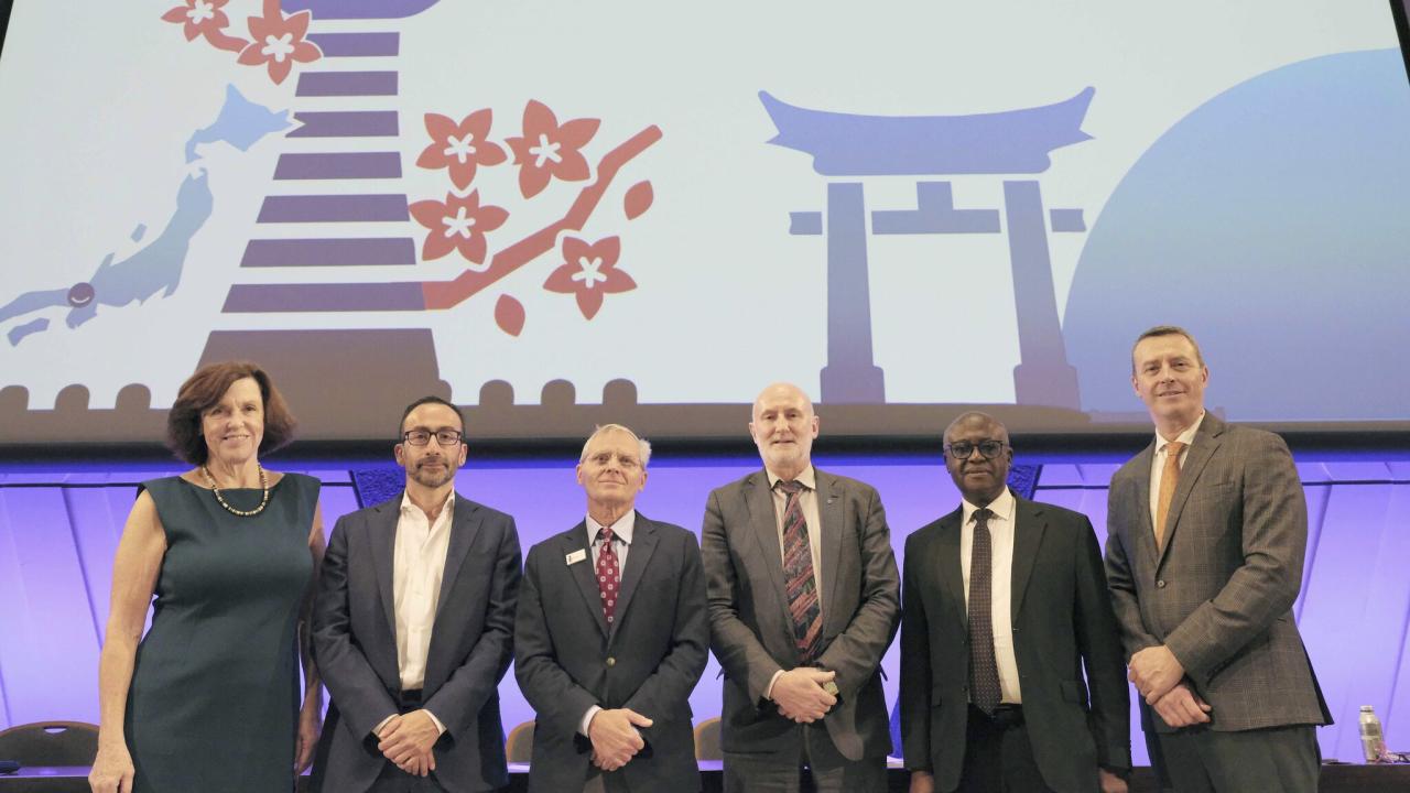 A few members of Smile Train's Medical Advisory Board presenting at Cleft 2025