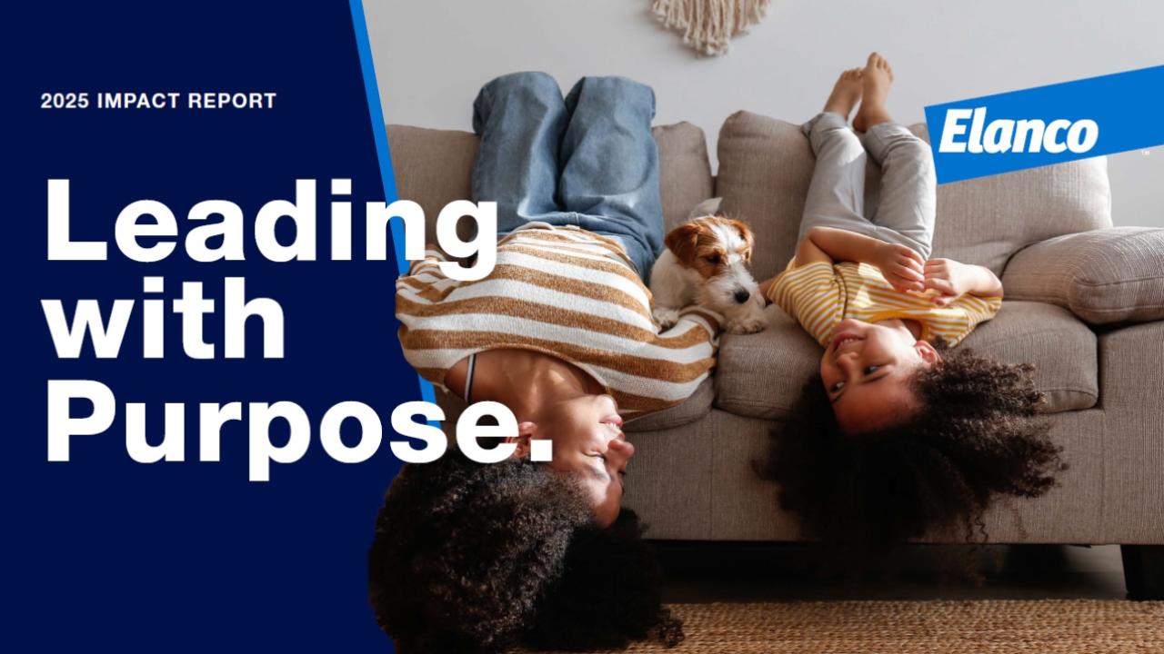 "Leading with Purpose" front page of Impact Report