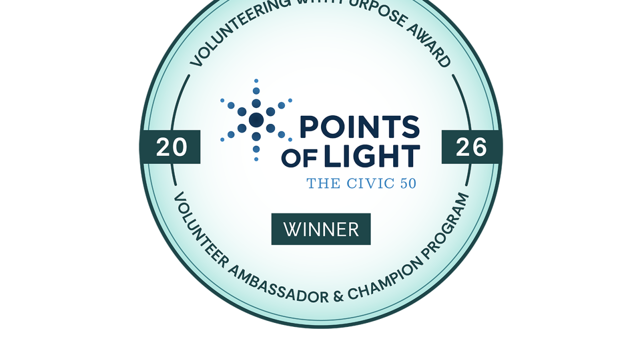 Points of Light award winner 2026 logo