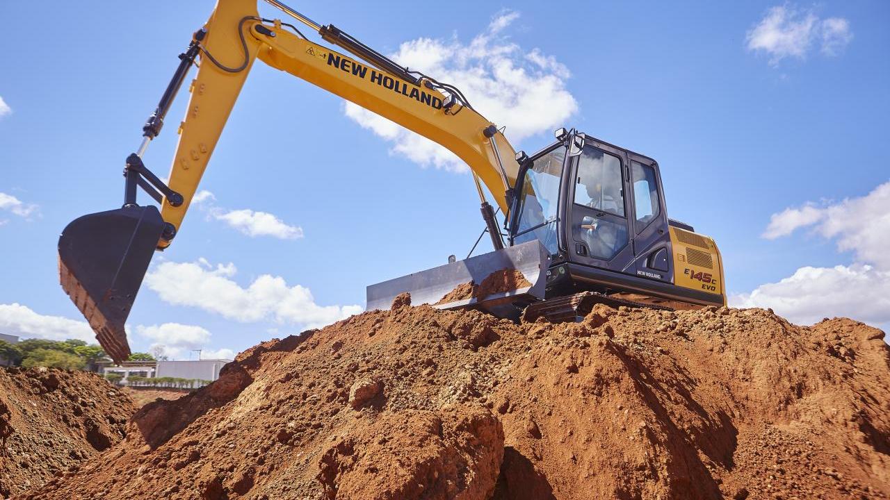 New Holland backhoe 