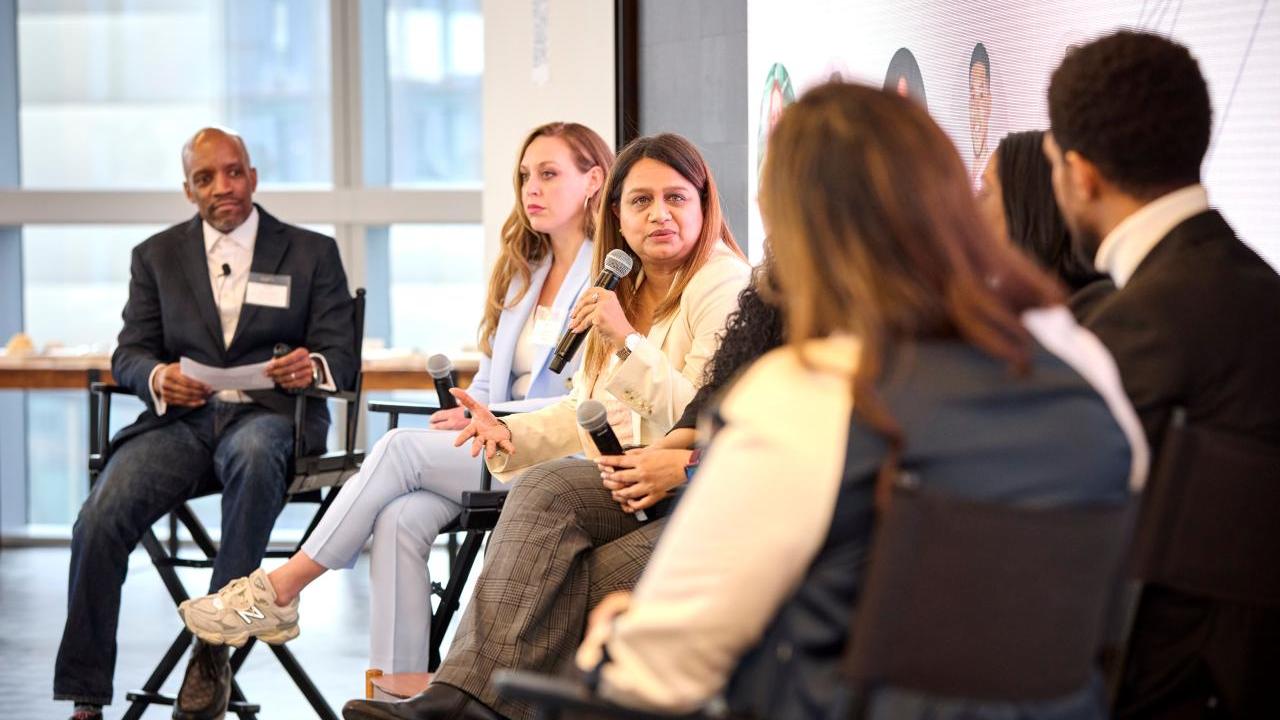 Panel discussion at Tapestry's inaugural Vendor Diversity Business Development Forum